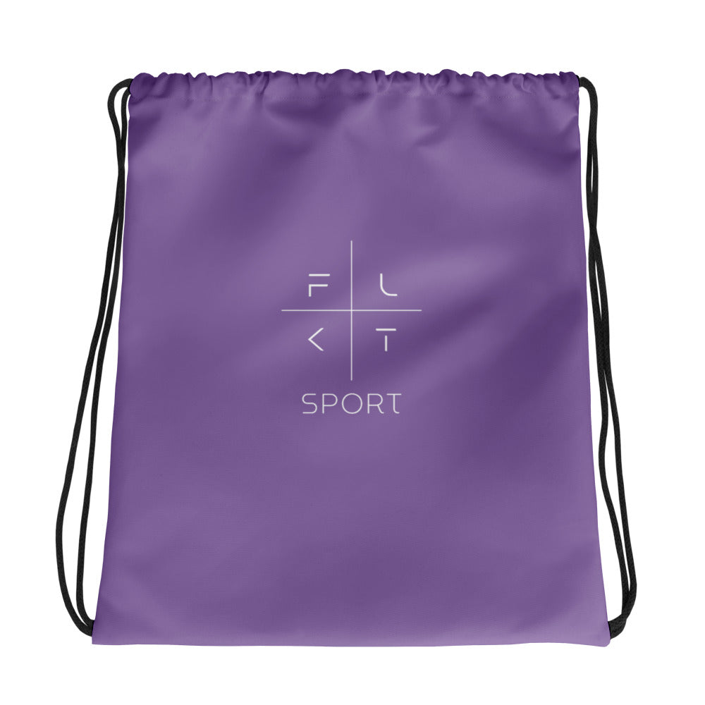 FLAKOUT Sport Unisex Drawstring Bag - Purple - FLAKOUT