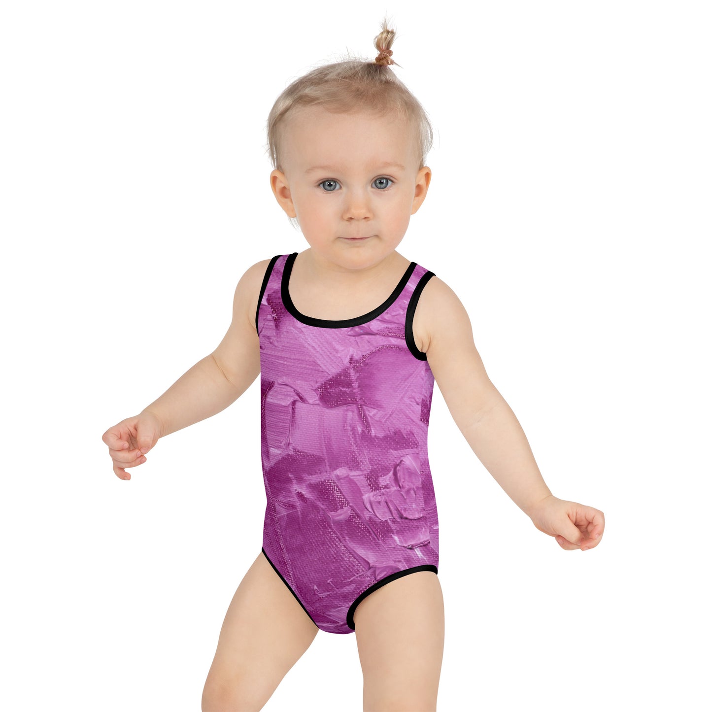 Ebonized Mulberry Girl's Swimsuit - FLAKOUT