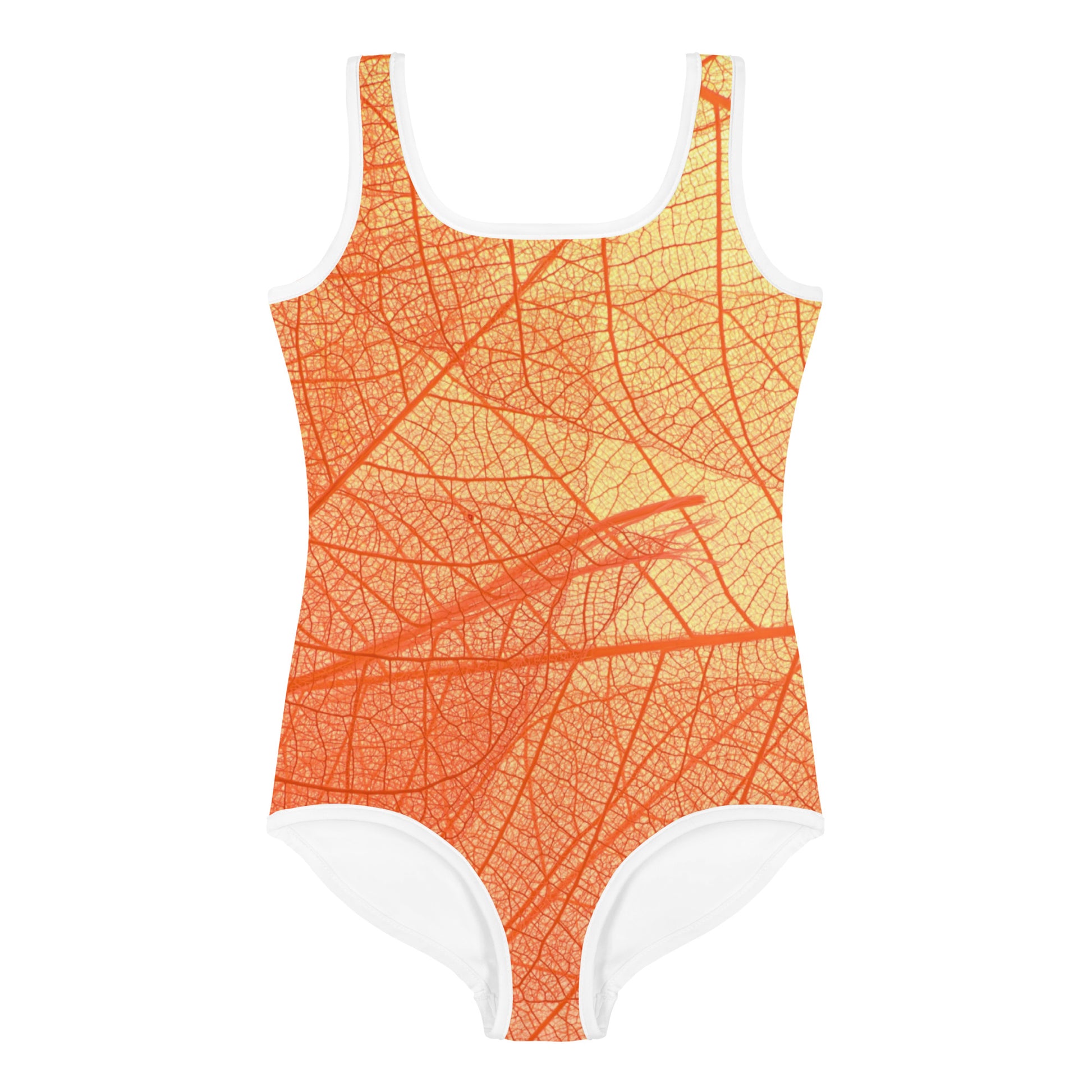 Vermilion Wisps Girl's Swimsuit - FLAKOUT