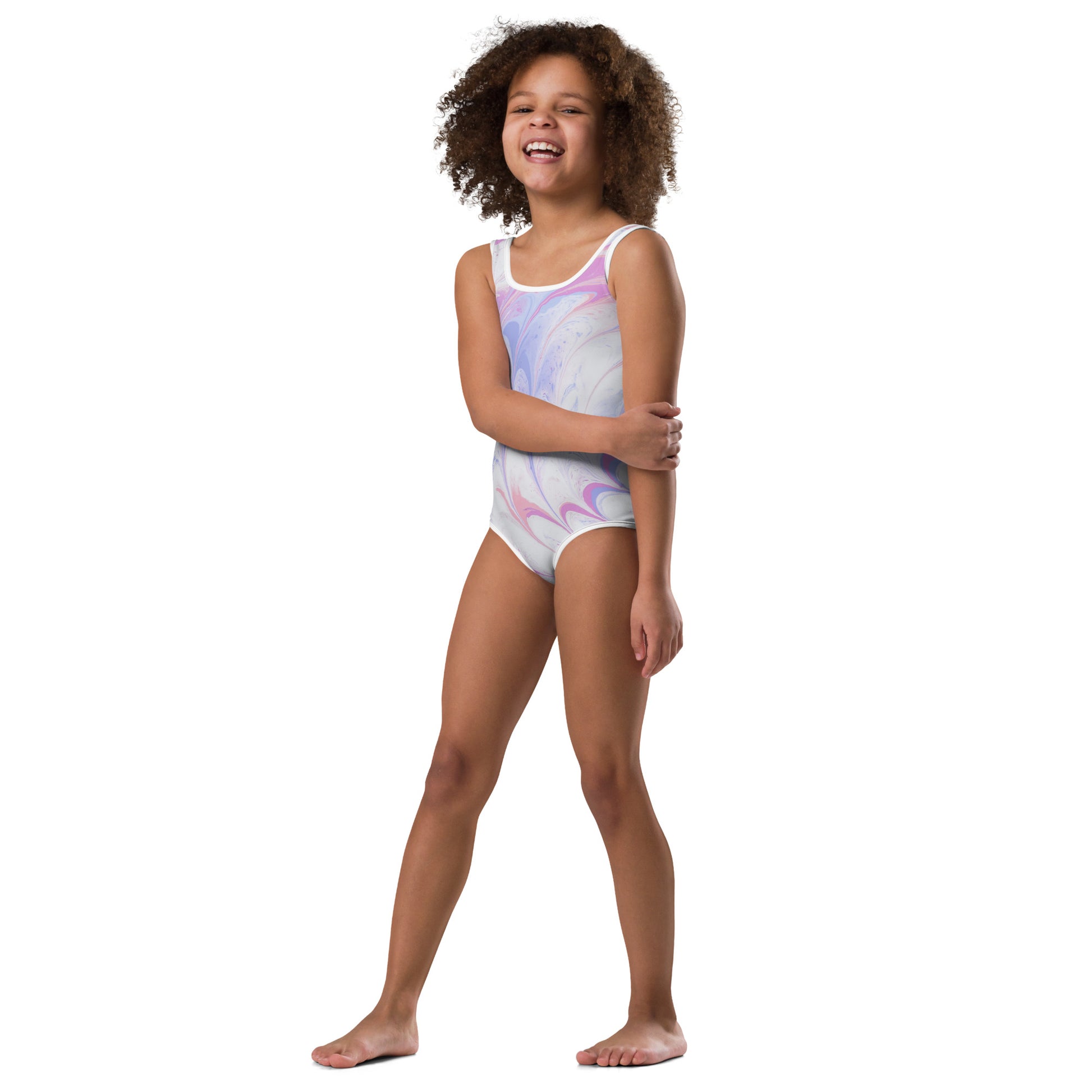 Fluid Colors Flair Girl's Swimsuit - FLAKOUT