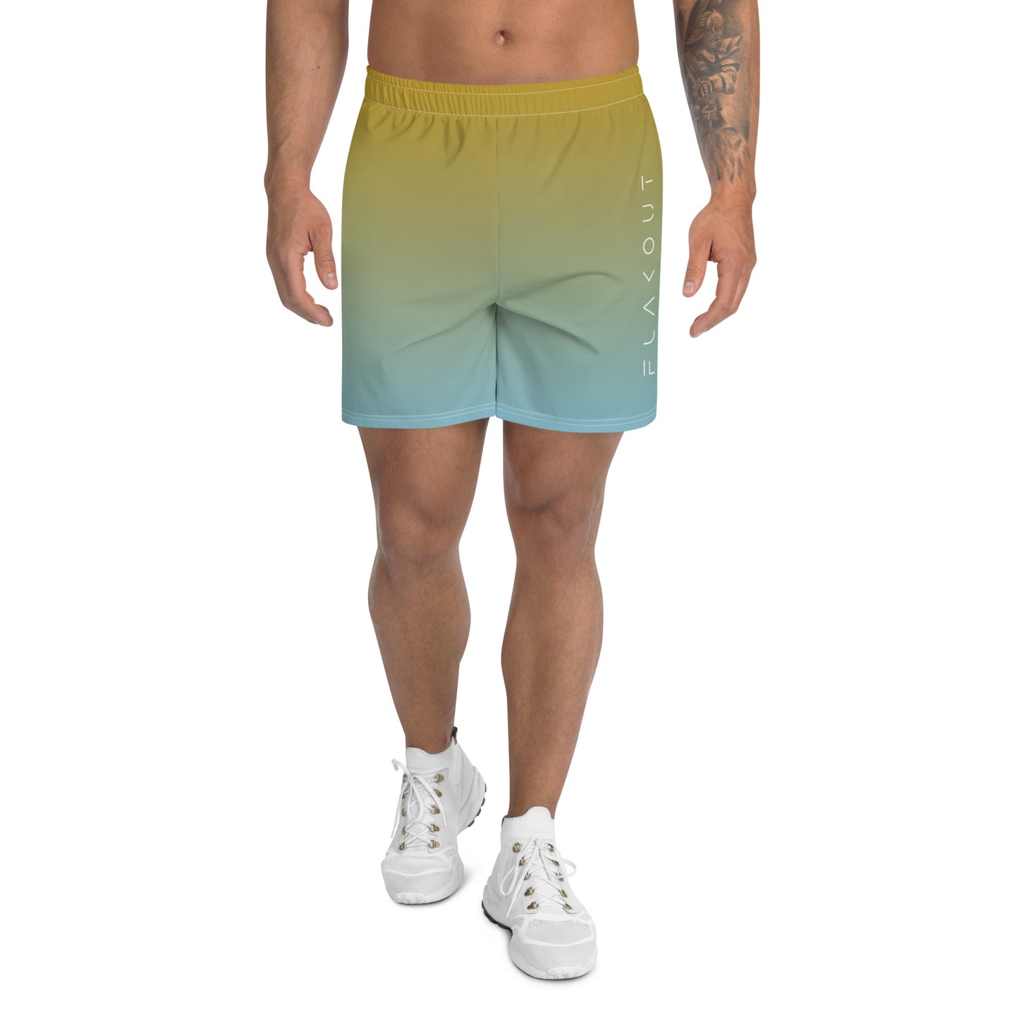 Golden Azure Men's Recycled Shorts - FLAKOUT