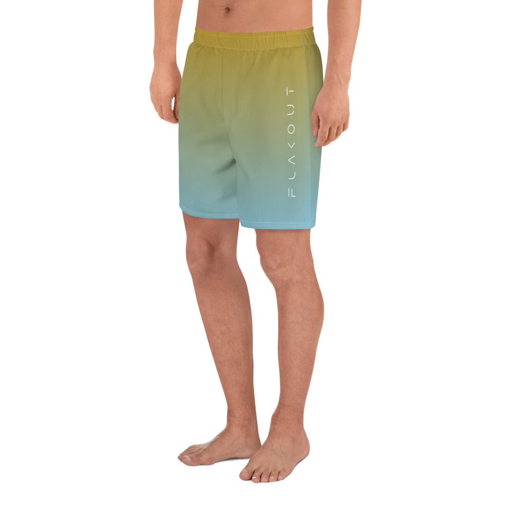 Golden Azure Men's Recycled Shorts - FLAKOUT