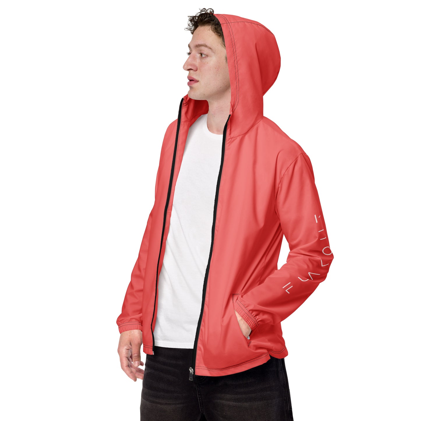 Salmon Waterproof Windbreaker - FLAKOUT