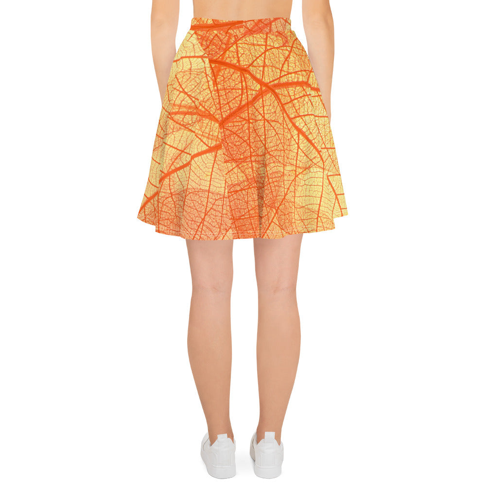 Vermilion Wisps Women's Skater Skirt - FLAKOUT