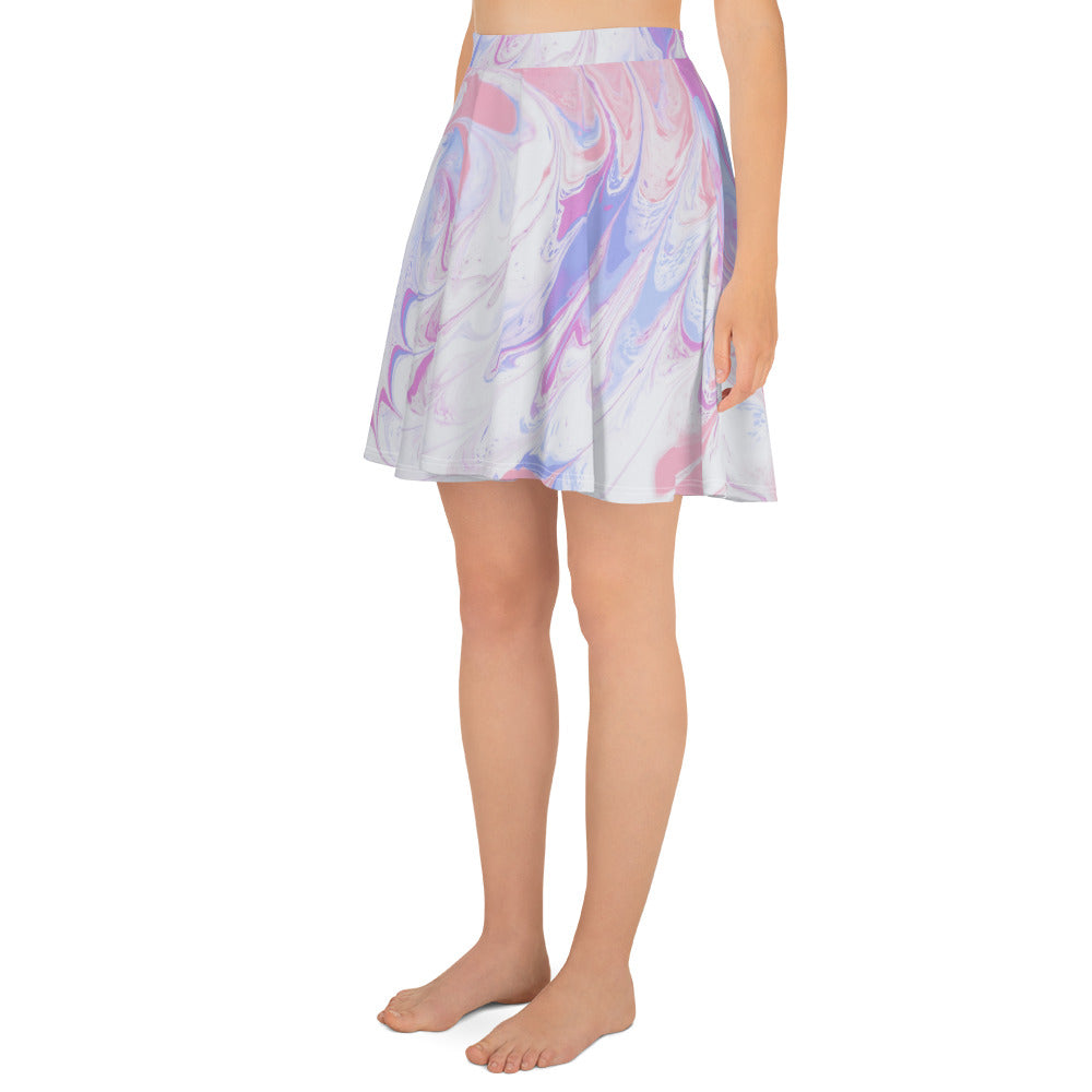 Fluid Colors Flair Women's Skater Skirt - FLAKOUT