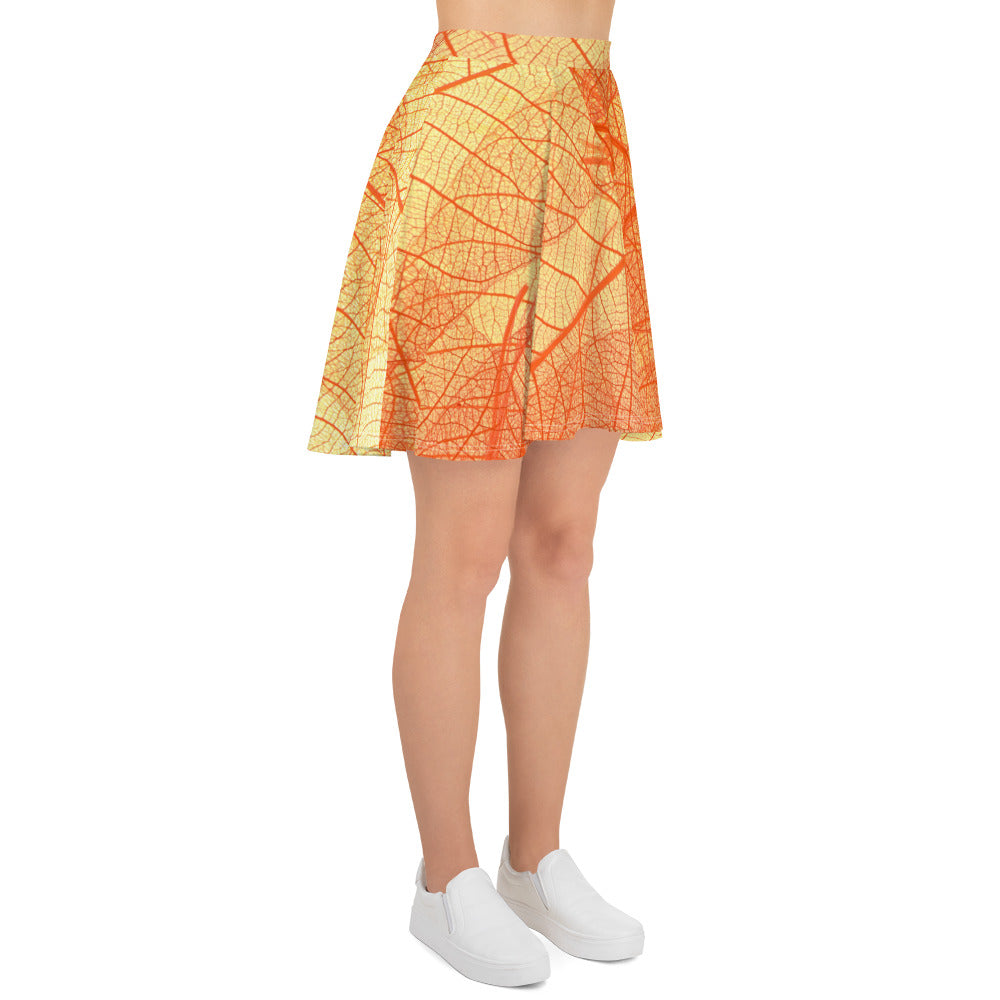 Vermilion Wisps Women's Skater Skirt - FLAKOUT