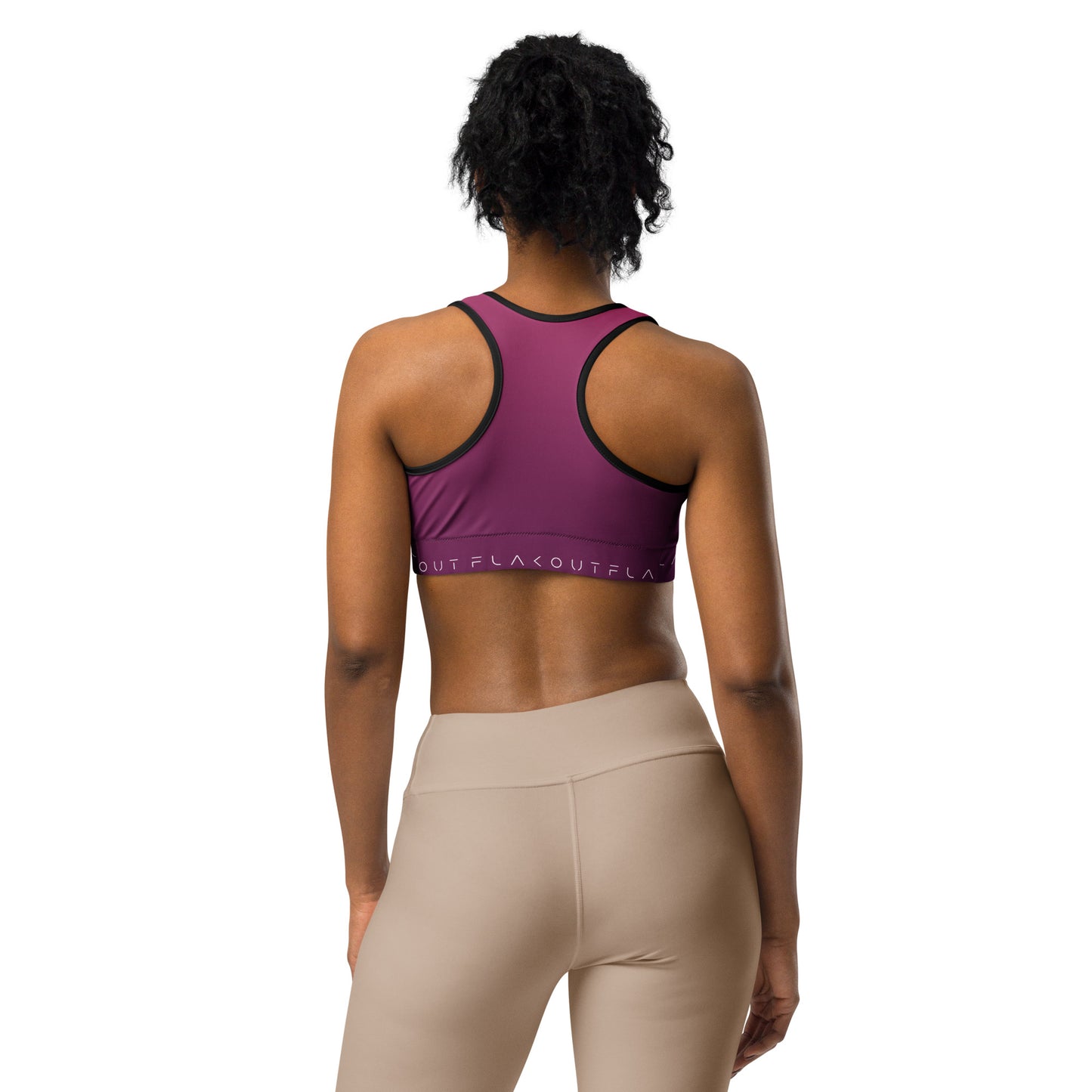 Deep Purple Women's Sports Performance Bra - FLAKOUT