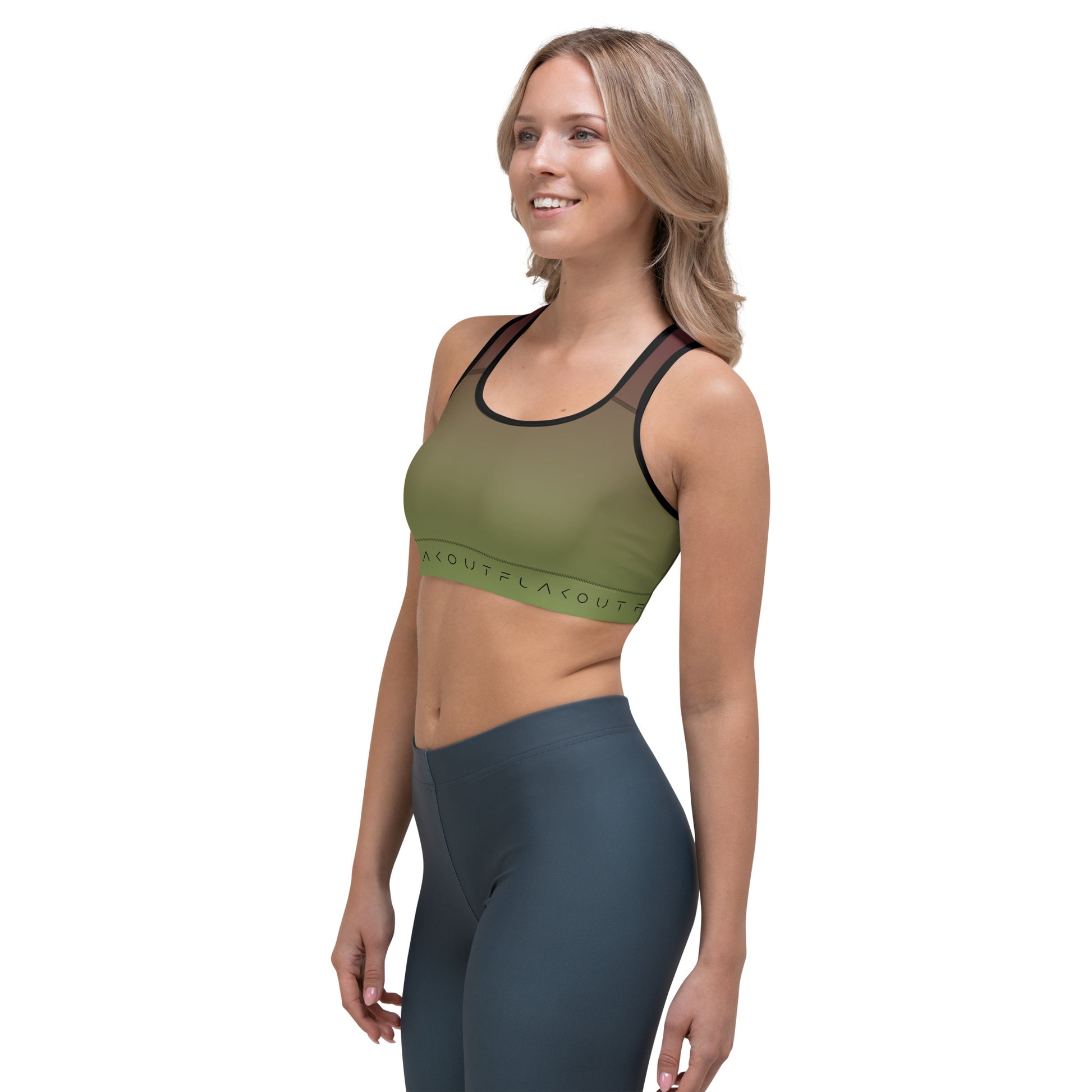 Rich Earth Women's Sports Performance Bra - FLAKOUT