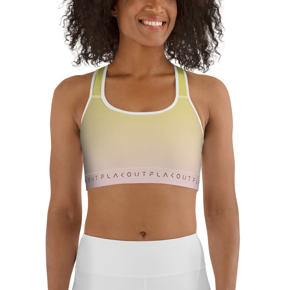 Lemonade Bliss Women's Sports Performance Bra - FLAKOUT