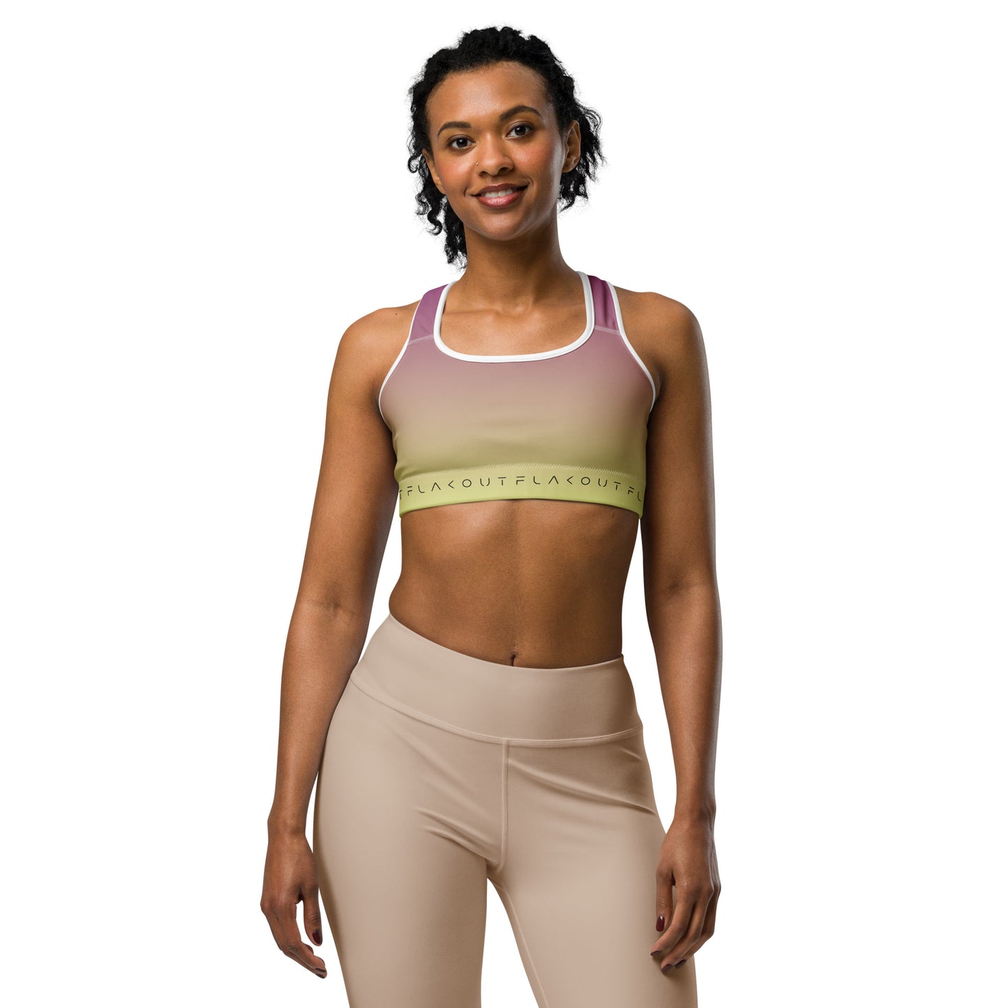 Midnight Symphony Women's Sports Performance Bra - FLAKOUT