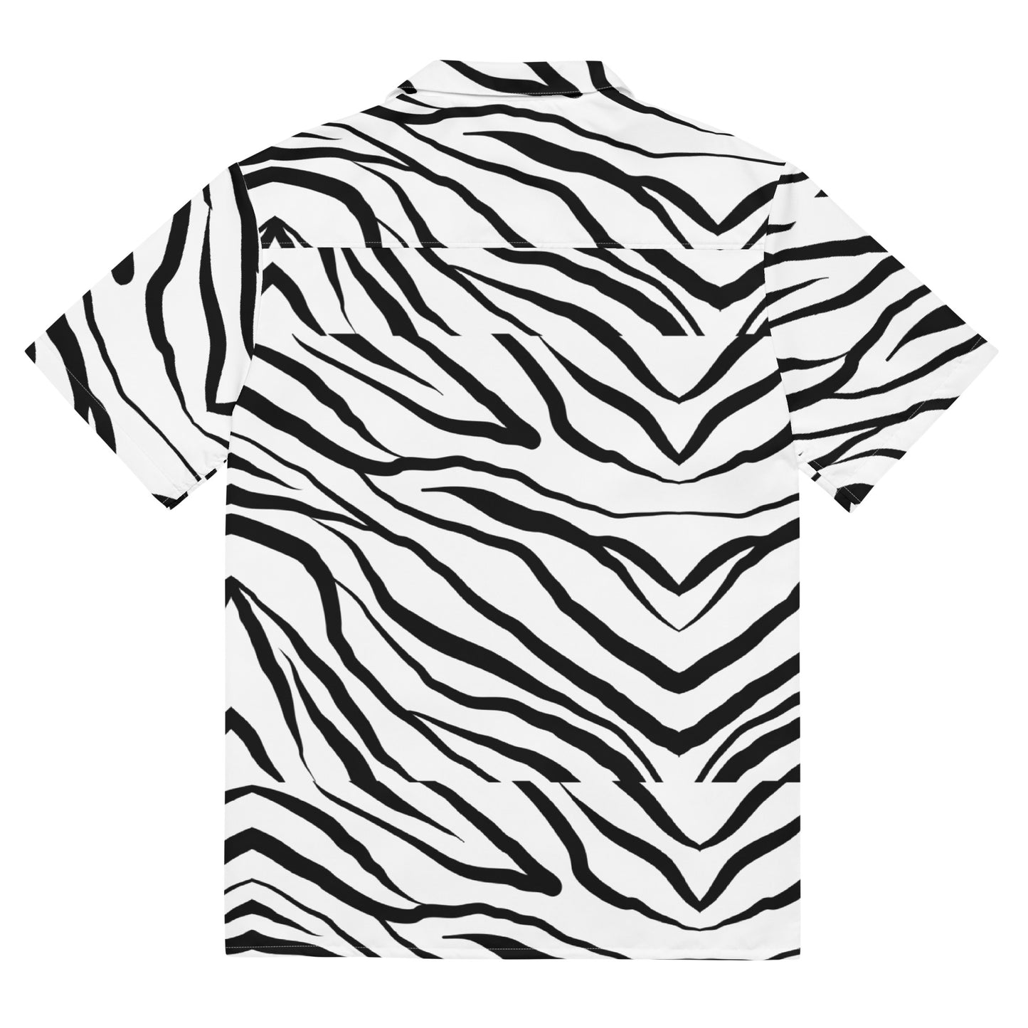 Striped Zebra Vibrance Button Shirt - FLAKOUT