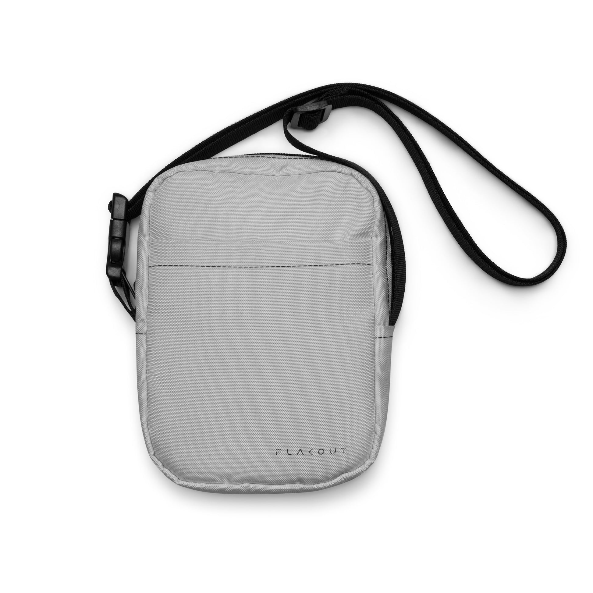 Unisex Water-resistant Crossbody Bag - Grey - FLAKOUT