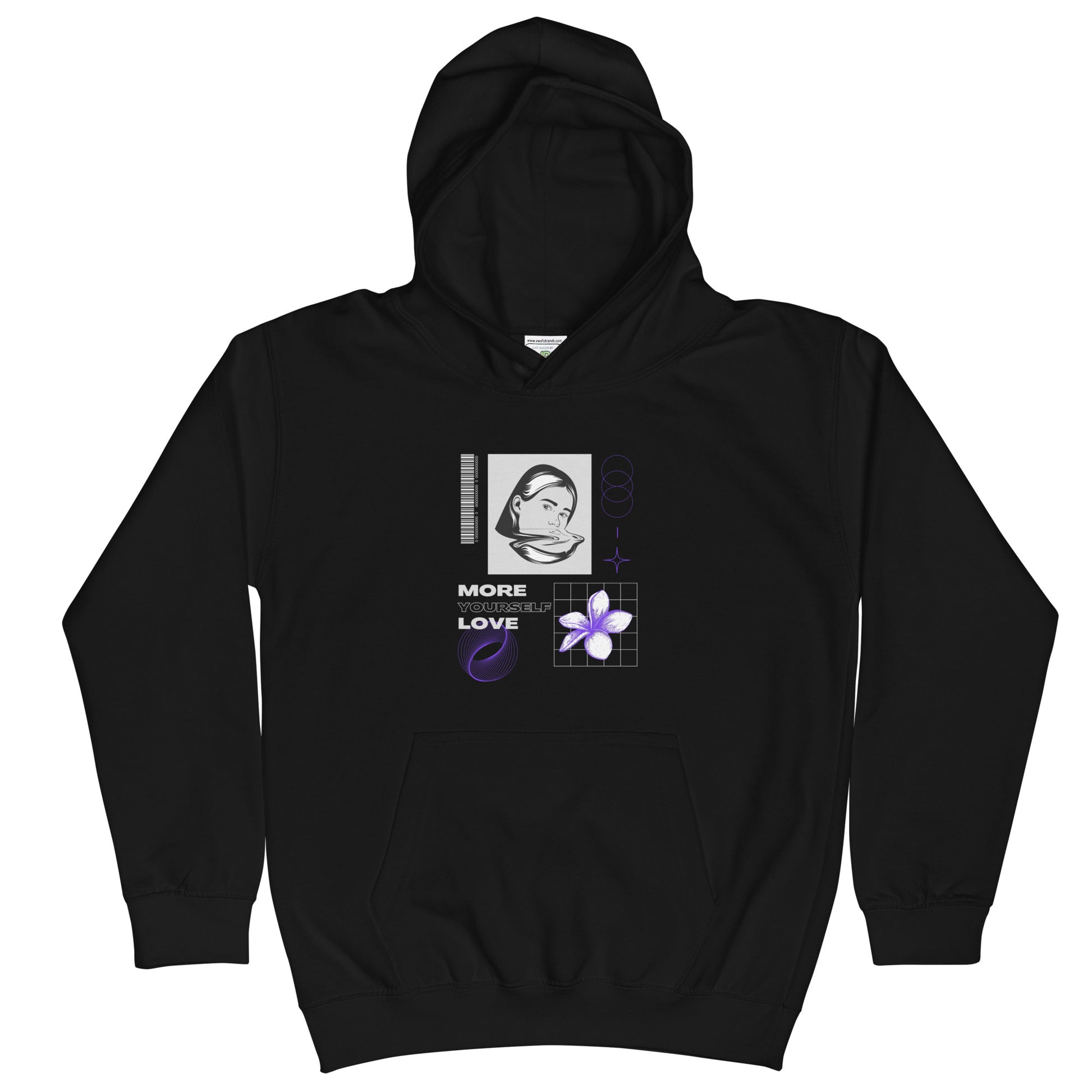 Nurture Yourself Love Yourself More Kid's Hoodie - FLAKOUT