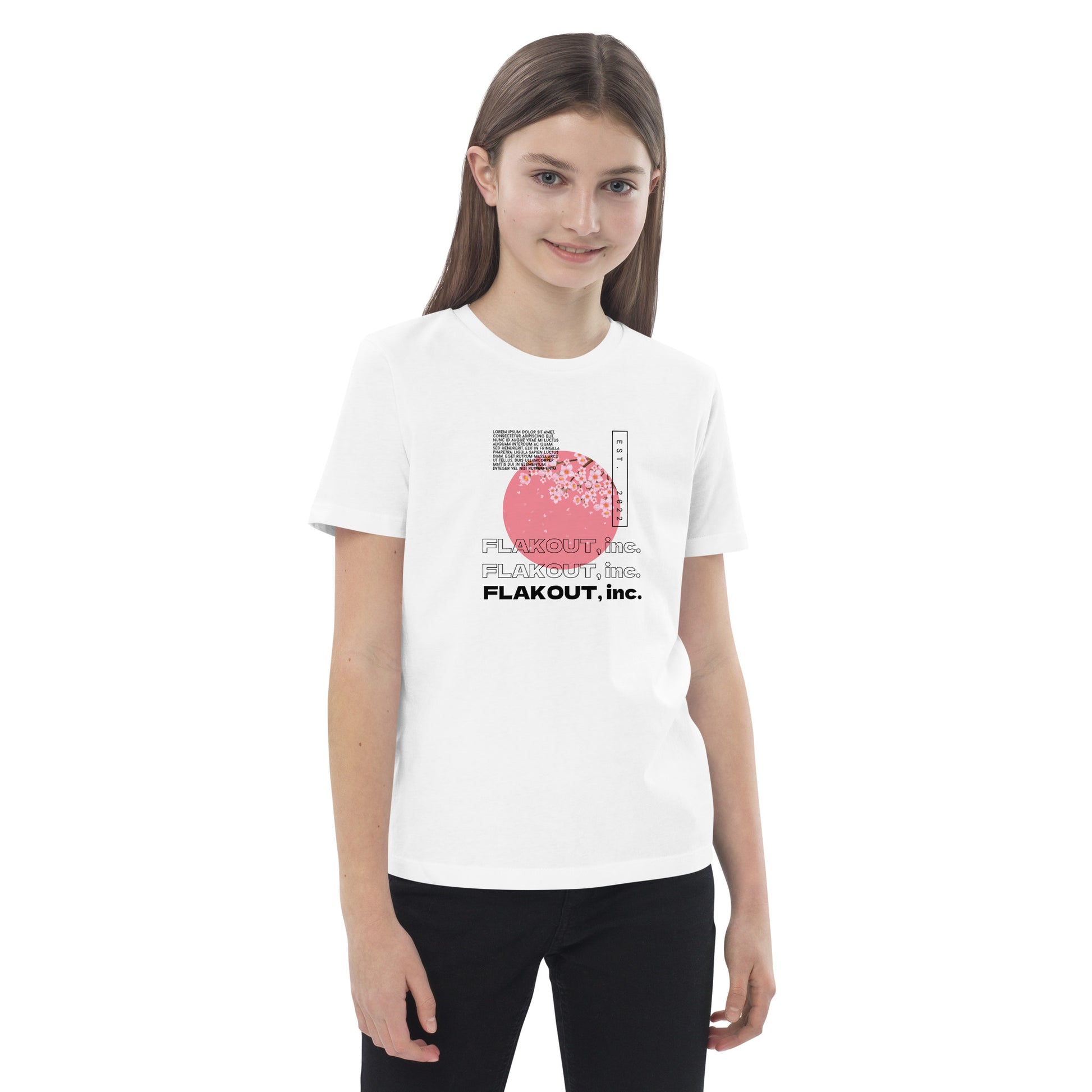 Zen Blossom Kid's T-shirt - FLAKOUT