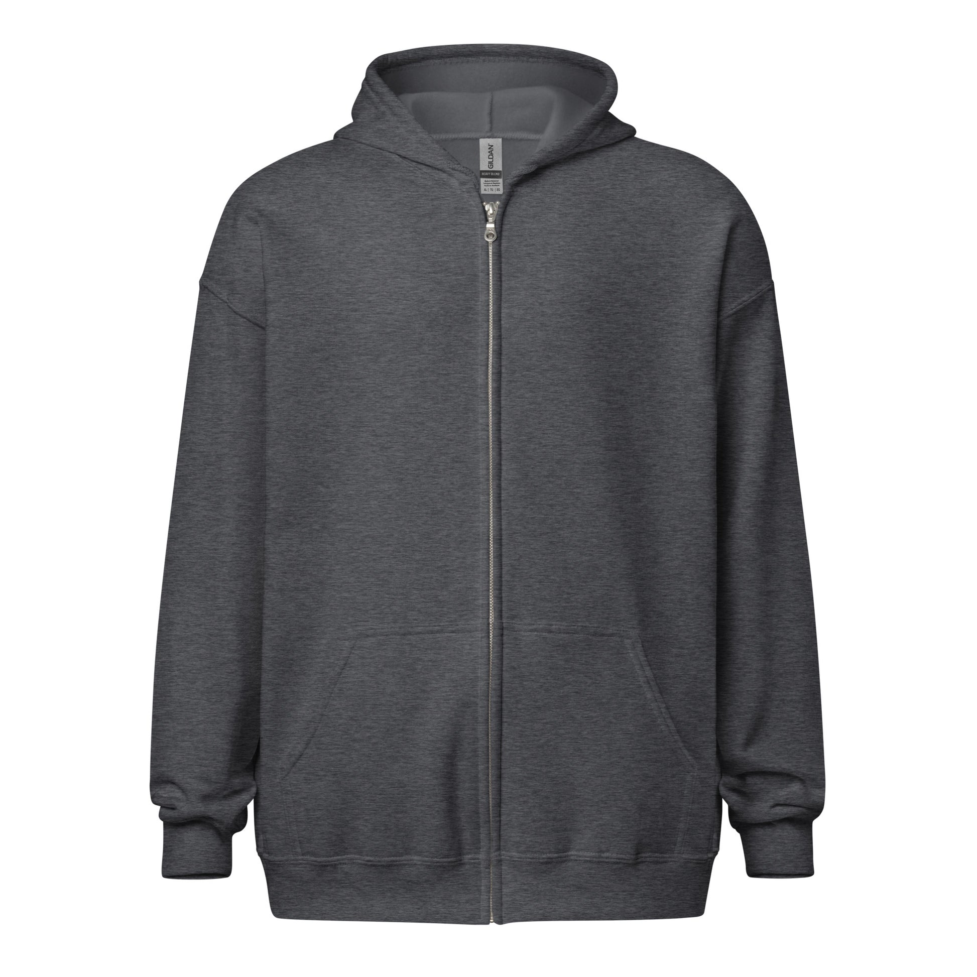 Lunar Eclipsis Heavy Harmony Fusion Zip Hoodie - Dark Heather - FLAKOUT