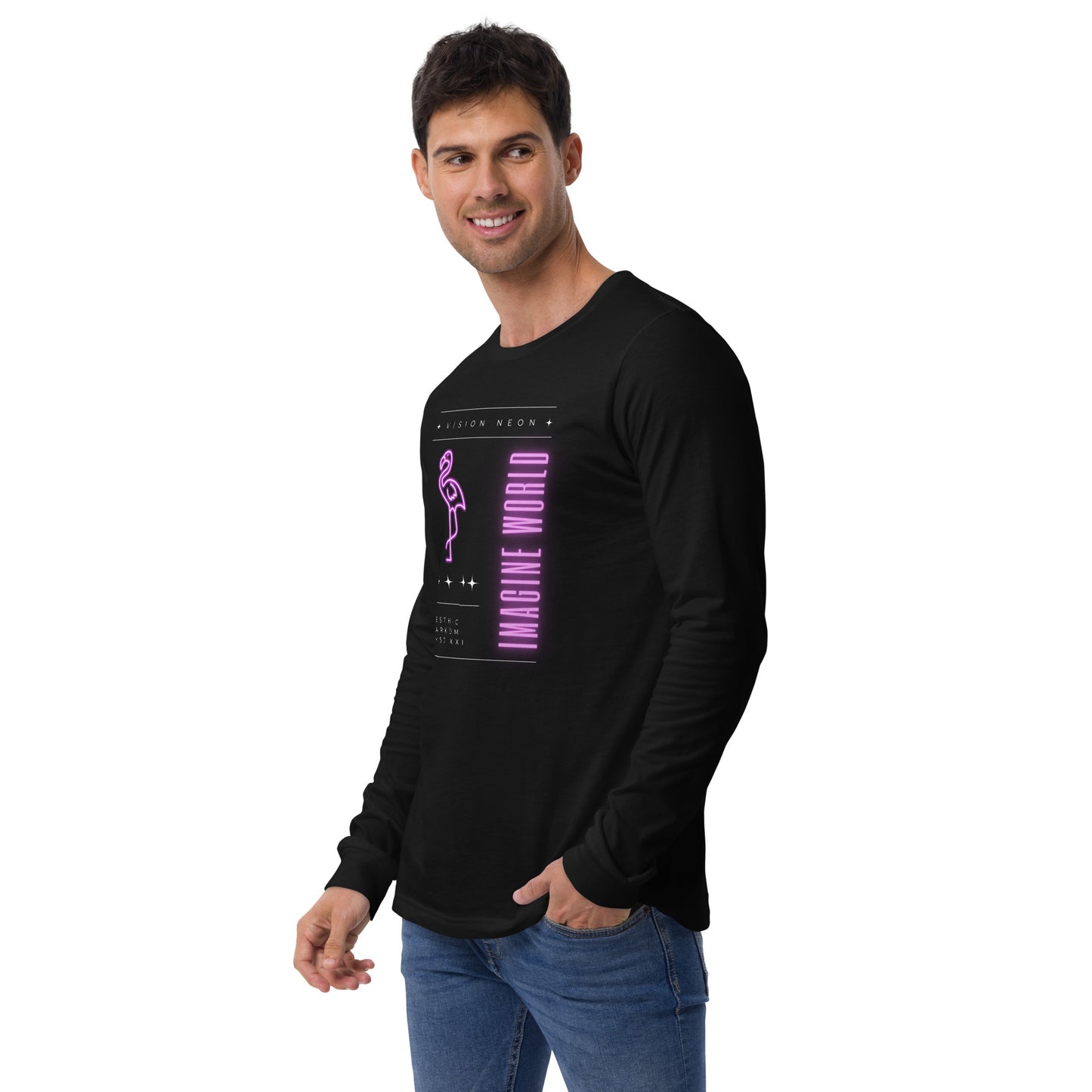 Vision Neon Utopia Long Sleeve Tee - FLAKOUT