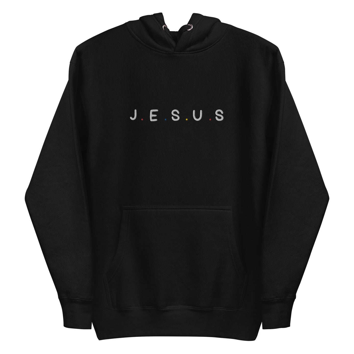 J.E.S.U.S Embroidered Unisex Hoodie - FLAKOUT