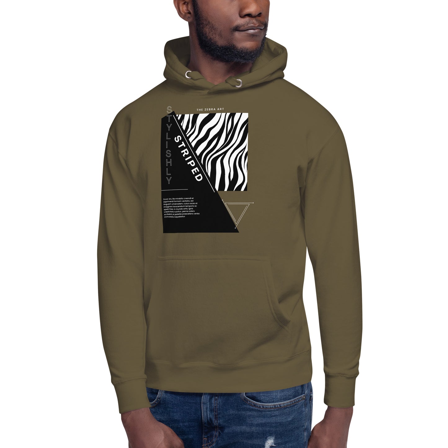 The Zebra Art Unisex Hoodie - FLAKOUT