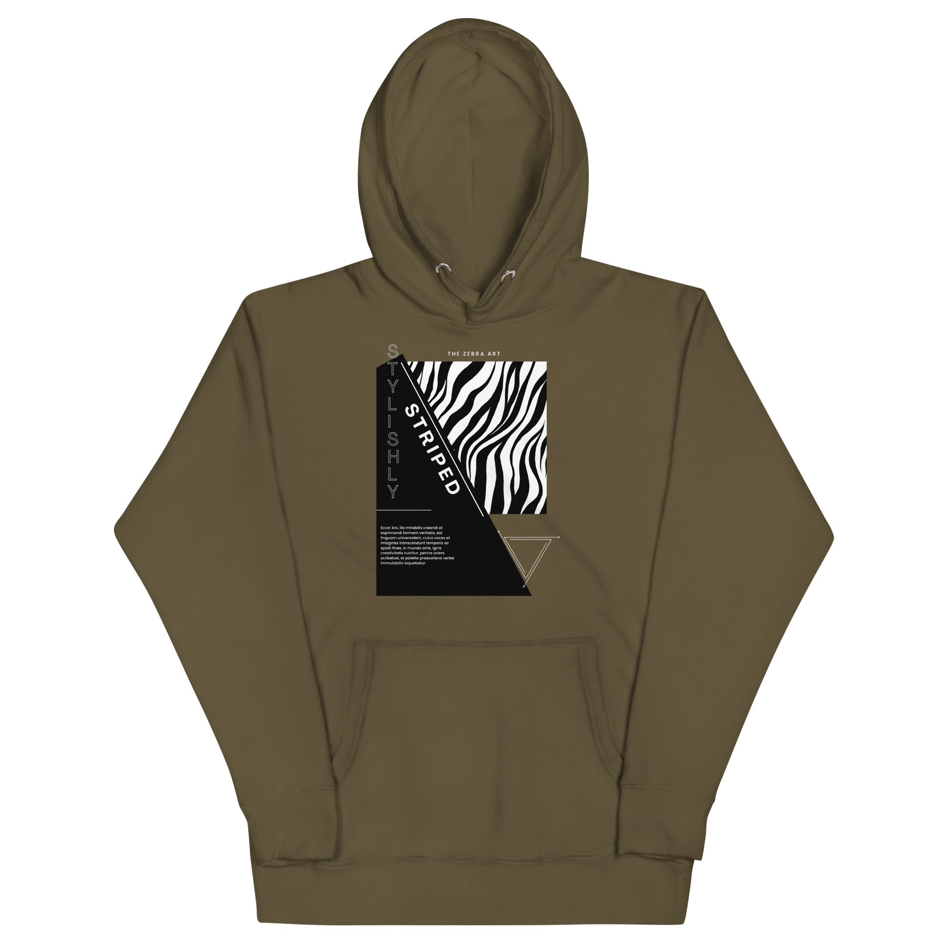 The Zebra Art Unisex Hoodie - FLAKOUT