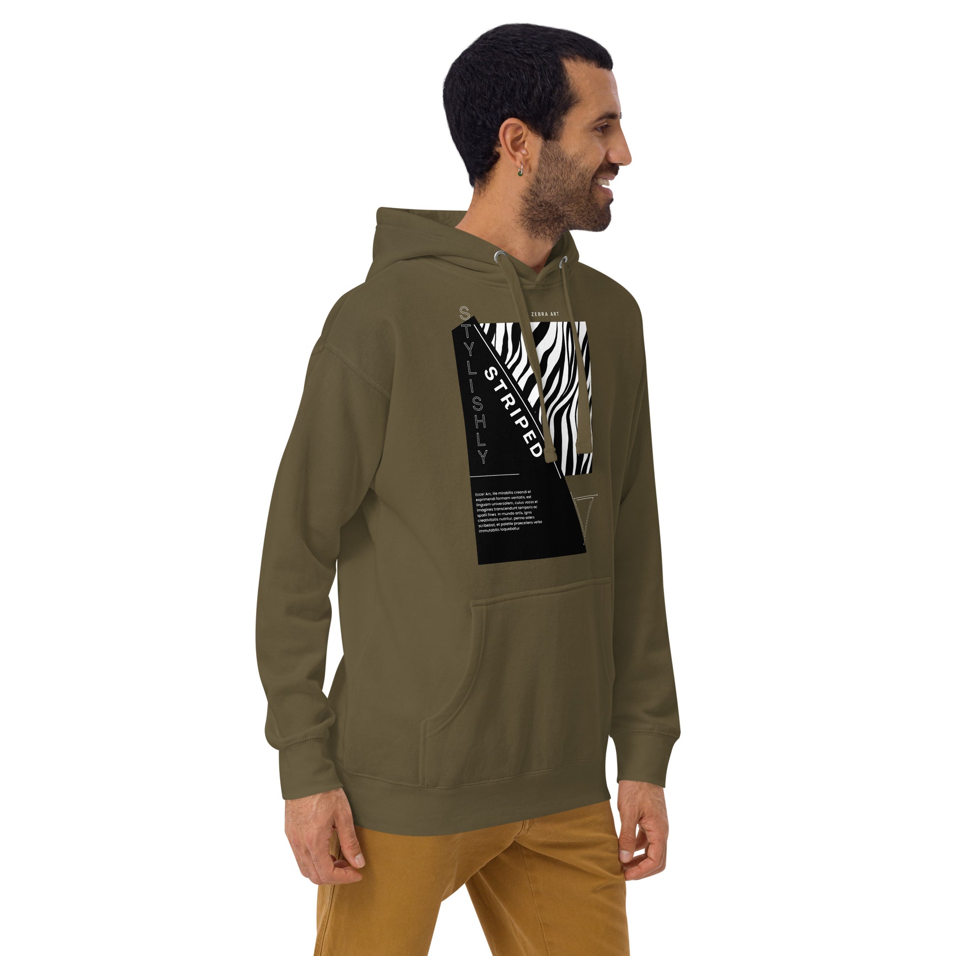 The Zebra Art Unisex Hoodie - FLAKOUT