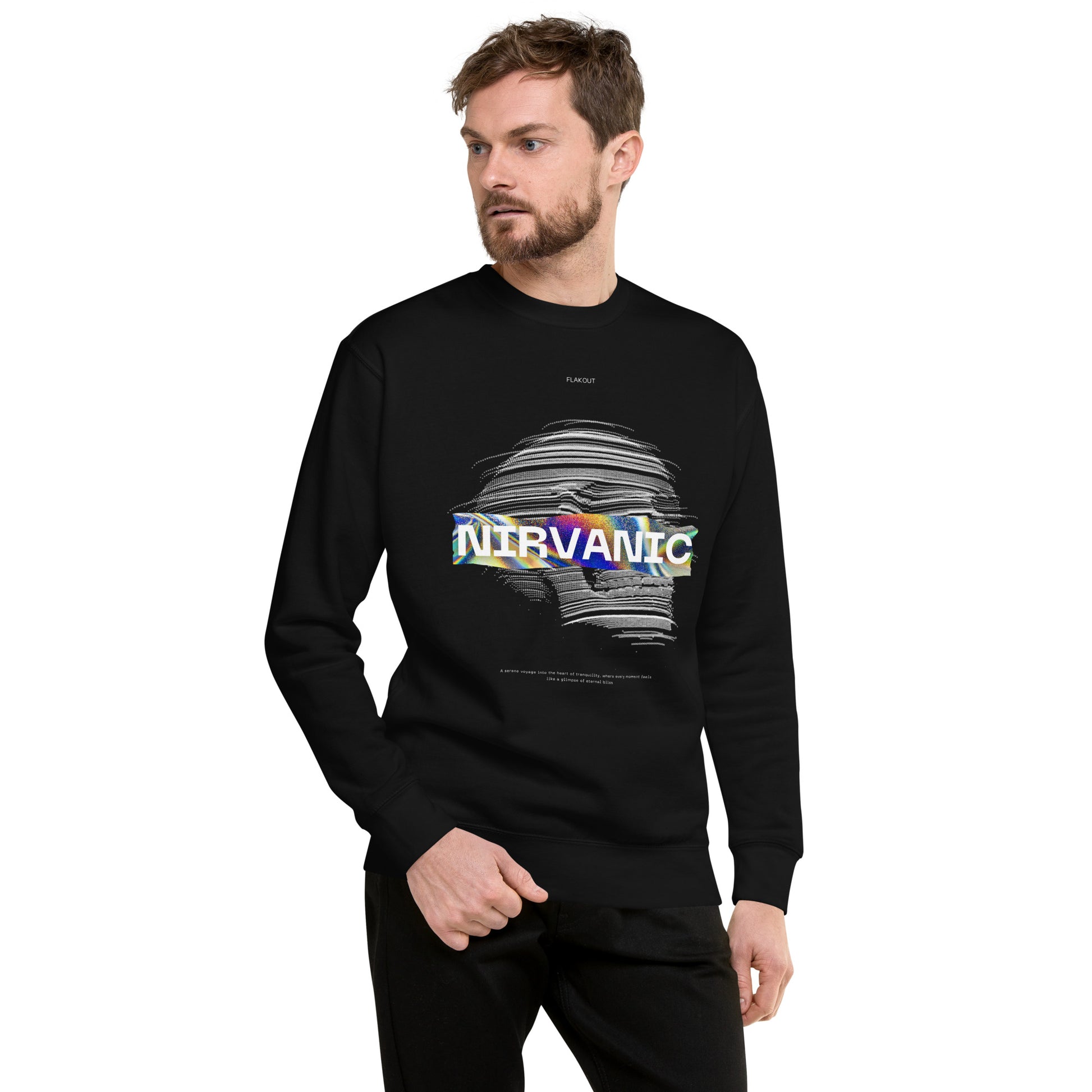 Nirvanic Unisex Fleece Sweatshirt - FLAKOUT