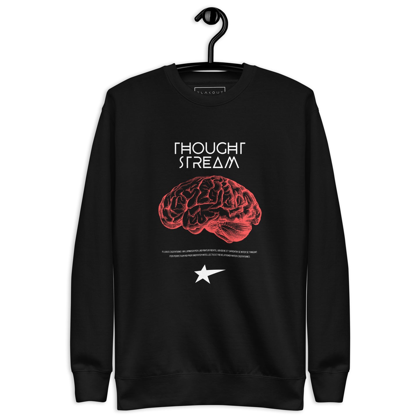 Thought Stream Unisex Fleece Sweatshirt - FLAKOUT