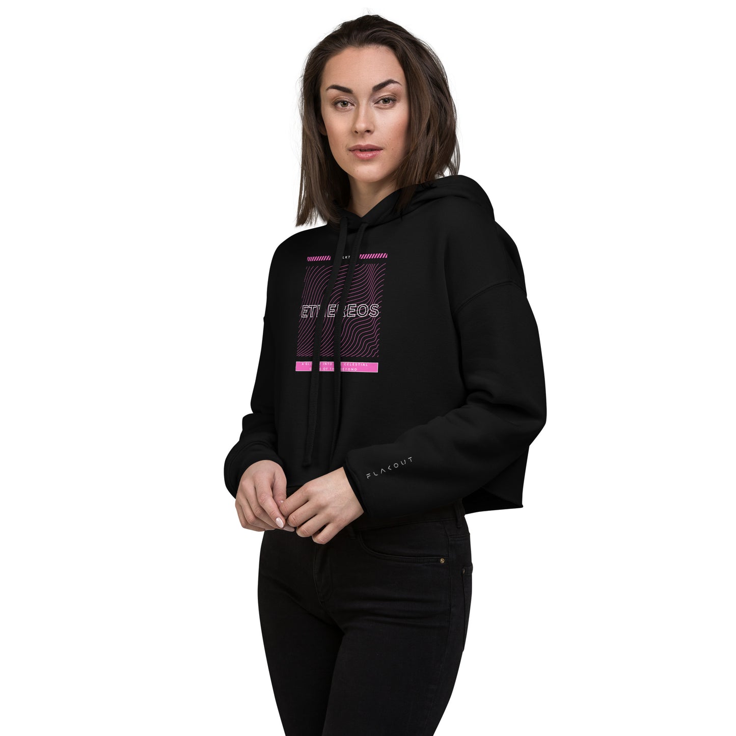 Ethereos Women's Crop Hoodie - FLAKOUT