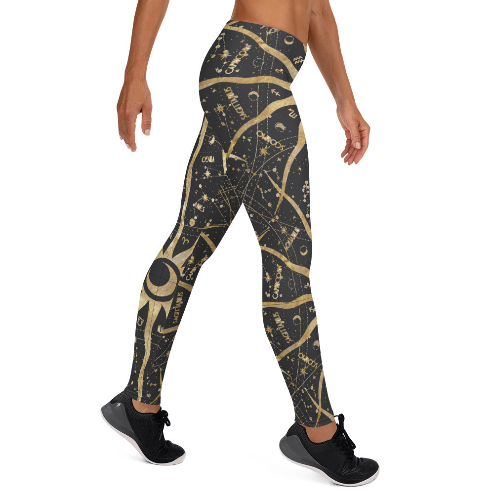 Women's Leggings Ancient Sun - FLAKOUT